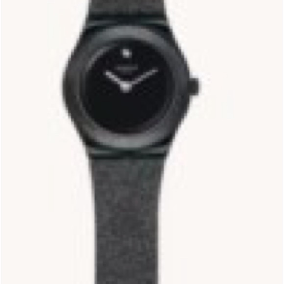 Swatch Dual-Tone Black and Silver Watch Set
